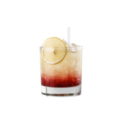 cocktail on the white background