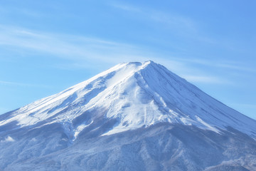 Fototapeta na wymiar Mount Fuji in the morning