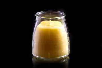 Glass Jar Candle #1
