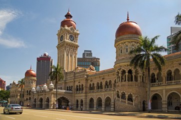 Fototapeta na wymiar Sultan Abdul Samad Building in Kuala Lumpur