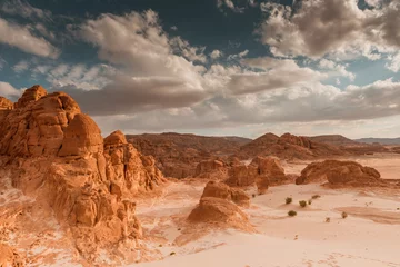 Foto auf Acrylglas Konzept der globalen Erwärmung des Wüstenlandschaftshintergrundes © Kotangens