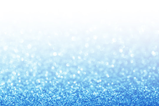 Abstract glitter blue background