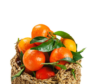 Mandarins in a Basket