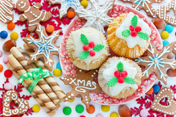 Christmas traditional sweets and treats