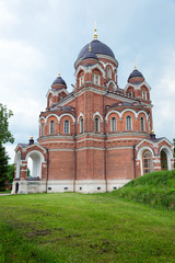 Fototapeta na wymiar Spaso-Borodinsky monastery, Borodino, Mozhaysk district, Moscow