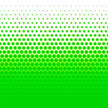 Three levels of half tone_Green #Vector Graphic 
