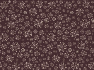 Snowflakes winter background.