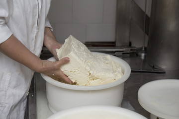 production of smoked cheese