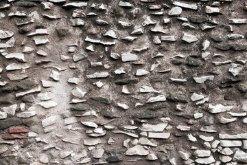 Roman stone wall background.