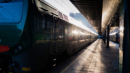 Train station in Milan - Italy