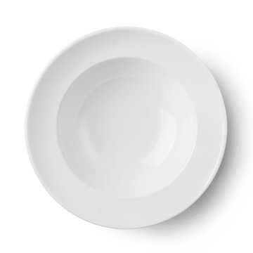 Empty plate pattern design with clipping path