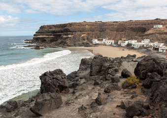 Puertito de los Molinos is a small village on Fuerteventura almost built on the beach