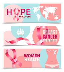 Breast Cancer Banners