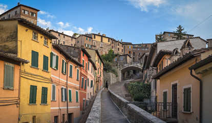 Fototapeta na wymiar Perugia Via Appia (Acquedotto)