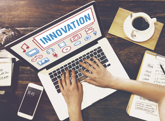 Innovation Technology Be Creative Futuristic Concept