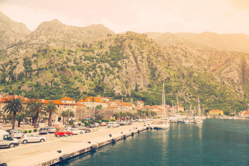 Boka Kotor bay (Boka Kotorska), Montenegro.