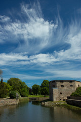 Fototapeta na wymiar Historical building near Kalmar castle