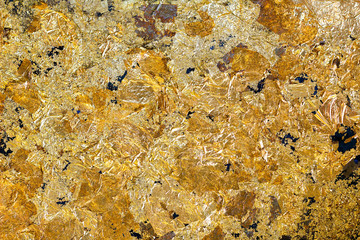 gold leaf on black background for you texture 