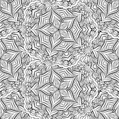 Ethnic decorative ornamental seamless pattern