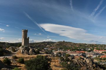 Torrelodones landscape in Spain
