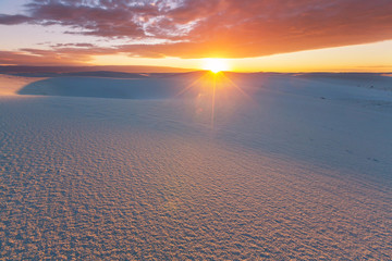 White sands