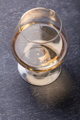 Brandy on blackboard