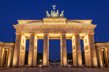 Obraz premium Brama Branderburg, Berlin, Niemcy