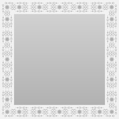 Floral frame vector background