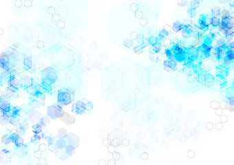 geometric Hexagon abstract vector background