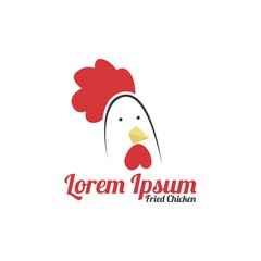 Poultry or Fried Chicken Restaurant Logo Template 