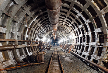 Kyiv subway tunnel