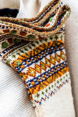 Vintage handmade wool socks