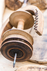 Vintage wooden tools