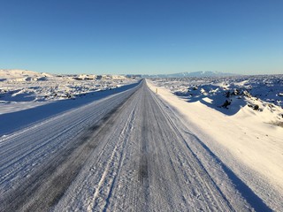 Carretera helada
