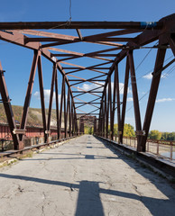 Fototapeta premium Old abandoned bridge