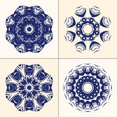 Azulejos, Tile template. Vector illustration