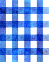 Fototapeta premium Plaid,tartan in blue color