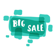 flat design sale stickers.