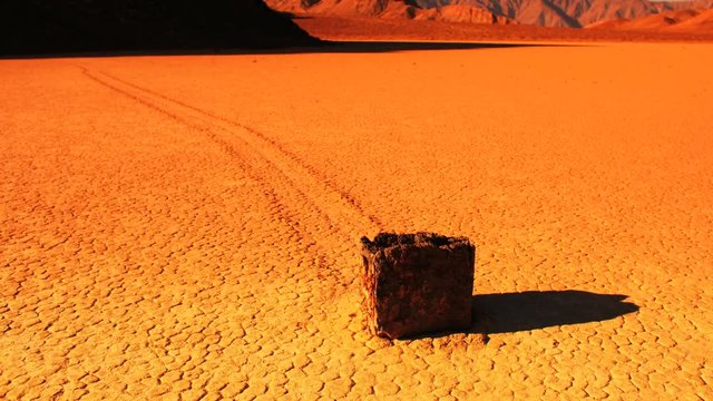 Death Valley Sliding Rocks Sunset