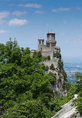 Fototapeta premium Fortress in San Marino