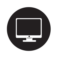 monitor icon illustration design
