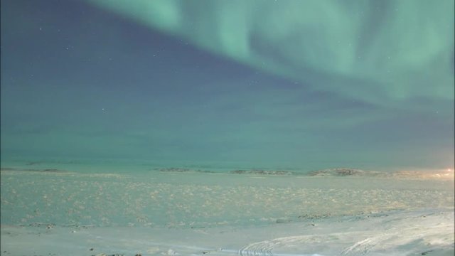 Northern Lights over Iqaluit
