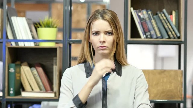 Shock, Upset Business Woman, Indoor Office