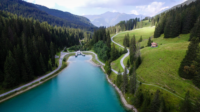 Arosa Mountain Lake