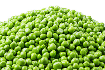 Green peas background