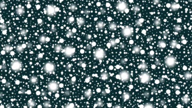 neige qui tombe