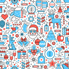 Seamless pattern. Horizontal and vertical