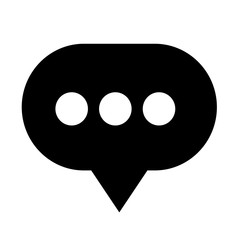 Speech bubble icon illustration design