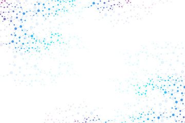 Structure molecule and communication. Dna, atom, neurons. Scientific concept for your design. Connected lines with dots. Medical, technology, chemistry, science background. Vector illustration.