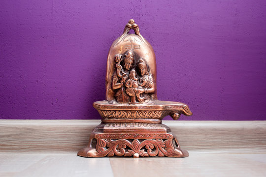 ingam on purple background wall
